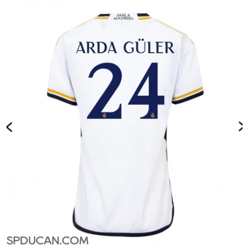 Zenski Nogometni Dres Real Madrid Arda Guler #24 Domaci 2023-24 Kratak Rukav